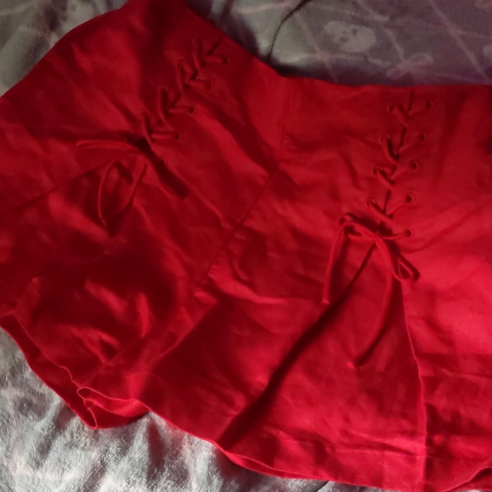Cute red shorts